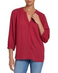 NYDJ - Pintuck Top - Lyst