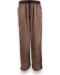 Monzlapur - Embossed Botanical Crepe Pant - Lyst