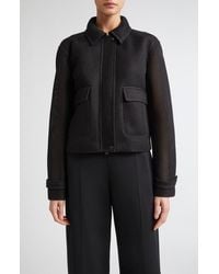 Max Mara - Strenna Technical Mesh Jacket - Lyst