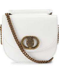 Kurt Geiger - Chelsea Leather Saddle Bag - Lyst