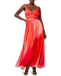 French Connection - Darryl Hallie Crinkle Maxi Dress - Lyst