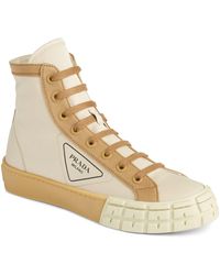 prada high top sneakers