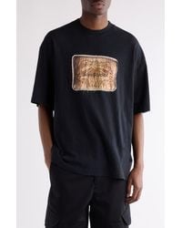 Acne Studios - Exford U Bow Label Logo Patch T-Shirt - Lyst