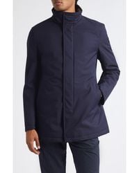 Herno - Water Repellent Tech Twill Car Coat - Lyst