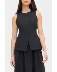 ALIGNE - Harley Mixed Media Sleeveless Dress - Lyst