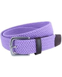 Trafalgar - Riverside Solid Stretch Weave Belt - Lyst