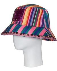 Kurt Geiger - Southbank Mix Stripe Bucket Hat - Lyst