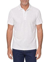 Robert Talbott - Taylor Pique Linen Polo - Lyst