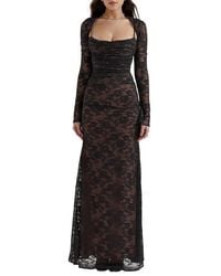 slim fit dress slacks Delilah Maxi White – CHA COLLECTIVE main image 0