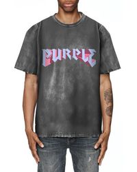 Purple Brand - Heavyweight Jersey Graphic T-Shirt - Lyst