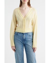 LoveShackFancy - Lawrence Crop Cashmere Cardigan - Lyst