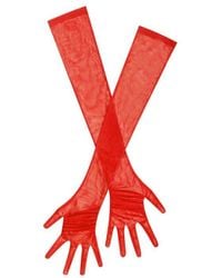 Miss Circle - Qira Mesh Opera-Length Gloves - Lyst
