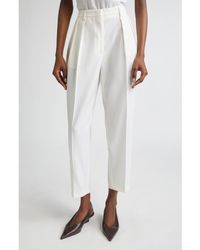 Altuzarra - Emmett Pleated Merino Wool Tapered Leg Pants - Lyst