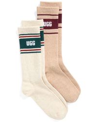 UGG - Jedlyn Varsity 2-Pack Crew Socks - Lyst