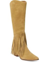 Matisse - Tatum Fringe Pointed Toe Knee High Boot - Lyst