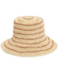 Nordstrom - Stripe Packable Lantern Hat - Lyst