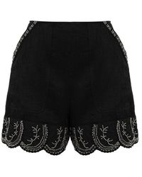 Nocturne - Stone Detailed Shorts - Lyst