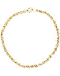 Bony Levy - 14k Gold Medium Rope Chain Bracelet - Lyst