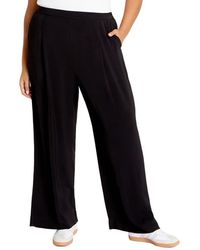 City Chic - Brigitta Pull-On Wide Leg Pants - Lyst