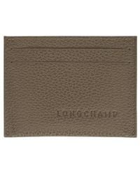 Longchamp - Le Foulonné Leather Card Case - Lyst