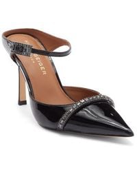 Kurt Geiger - Embellished Pointed Toe Ankle Strap Pump - Lyst