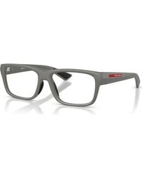 Prada Linea Rossa - 56Mm Rectangle Optical Glasses - Lyst