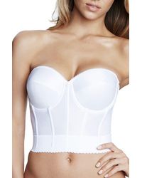 Dominique Intimates - Noemi Backless Strapless Longline Bustier Bridal Bra - Lyst