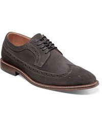 Stacy Adams - Marligan Suede Longwing Derby - Lyst
