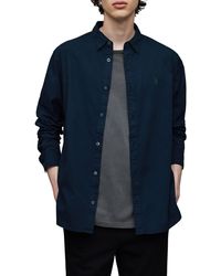 AllSaints - Hawthorne Slim Fit Button-up Shirt - Lyst
