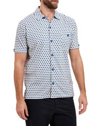 SealSkinz - Walsoken Sun Print Short Sleeve Button-up Shirt - Lyst