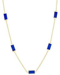 Jan Leslie - Five Stations Rectangle Dash Necklace - Lyst