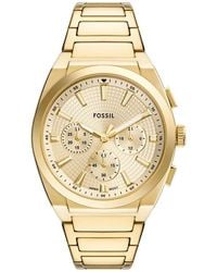 Fossil - Everett Chronograph Bracelet Watch, 44Mm - Lyst