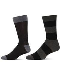 Memoi - Assorted 2-Pack Crew Socks - Lyst