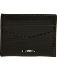 Givenchy - 4g Embossed Calfskin Card Holder - Lyst