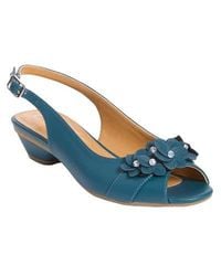 Comfortview - The Rider Leather Like Slingback - Lyst