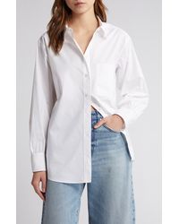 FRAME - The Borrowed Pocket Organic Cotton Button-up Shirt - Lyst