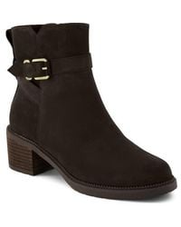 TOMS - Hailey Buckle Bootie - Lyst