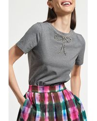 Isaac Mizrahi New York - Crystal Embellished - Lyst