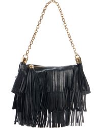 Chloé - Small Foulard Fringe Leather Shoulder Bag - Lyst