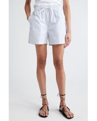 Rohe - Holiday Pinstripe Cotton Shorts - Lyst