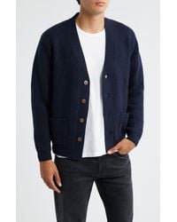 Alex Crane - Vale Merino Wool V-Neck Cardigan - Lyst