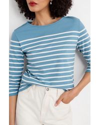 Seasalt Cornwall - Sailor Stripe Organic Cotton Top - Lyst
