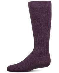 Memoi - Cable Knit Knee High Socks - Lyst