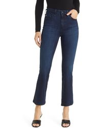 AG Jeans - Farrah High Waist Crop Stretch Bootcut Jeans - Lyst