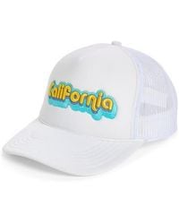 Local Beach - California Patch Trucker Hat - Lyst