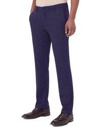Bugatchi - Flat Front Wool & Cotton Blend Chino Pants - Lyst