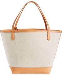 Mansur Gavriel - Everyday Soft Canvas & Leather Tote - Lyst