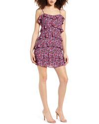 4si3nna floral burnout velvet maxi dress