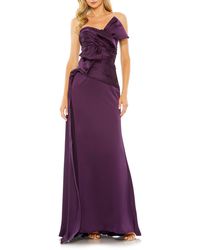 Mac Duggal - Strapless Bow Front Detailed Gown - Lyst