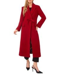 Ted Baker - Bow Wool Blend Longline Coat - Lyst